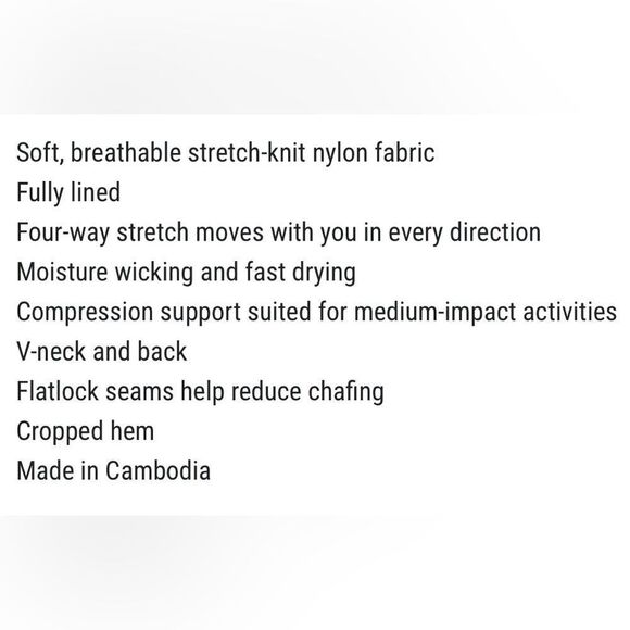 free people XL Green Never Better Movement Active Crop Sleeveless Camisole - Picture 6 of 13